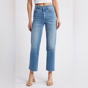 Hidden Wide Leg Crop Jeans